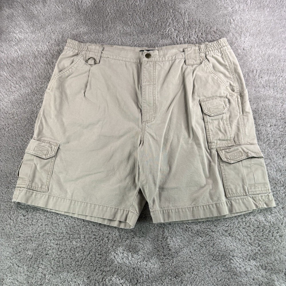 5.11 Tactical Series Cargo Shorts Mens 42 Khaki Cotton Utility Hiking Outdoors